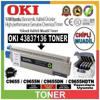 OKI 43837136 Siyah MUADİL Japanese Toner / C9655 / 22500 Sayfa OKI 43837136 Siyah MUADİL Japanese Toner / C9655 / 22500 Sayfa