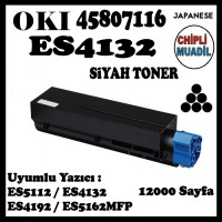 OKI 45807116 Siyah MUADİL Japanese Toner / ES4132, ES4192, ES5112, ES5162MFP / 12000 Sayfa