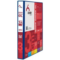 ÖNDER 2003-6 Lacivert A4 Firma Klasörü 2 Halkalı D Tipi Mekanizmalı 3cm 