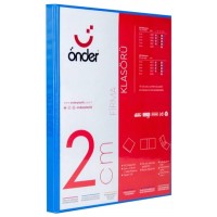 ÖNDER 2012-1 Mavi A4 Firma Klasörü 4 Halkalı D Tipi Mekanizmalı 2cm 