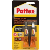 Pattex Power Epoxy Şeffaf 2'Li Yapıştırıcı 22 ml.丨2903479 Pattex Power Epoxy Şeffaf 2'Li Yapıştırıcı 22 ml.丨2903479