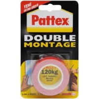 Pattex Double Montaj Bandı 120 Kg. 19mm X 1,5m丨2928444 Pattex Double Montaj Bandı 120 Kg. 19mm X 1,5m丨2928444