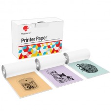 Phomemo Q22-RMSMLL Yeşil, Mor, Turuncu Yapışkanlı Etiket 50mmx3,5mt 20 Yıl Dayanıklı 3 Rulo丨M02, M02S, M02Pro, M03, M04S, M04AS, M832, P2S için Uyumlu