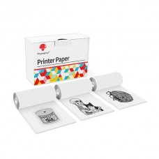 Phomemo Q22-TTRMS-WH, Şeffaf Yapışkanlı Yaldızlı Etiket 50mmx3,5mt 3 Rulo丨M02, M02pro Uyumlu