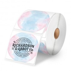 Phomemo SLR-2x2-500-TB Degrade Yuvarlak Desenli Termal Rulo Etiket 50x50mm 500 Adet丨PM241-BT, PM246S, D520BT, PM245-BT, PM249-BT, PM344-WF, PM247-WF için Uyumlu