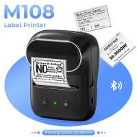 Phomemo M108 Siyah Termal Etiket Yazıcısı Bluetooth+USB