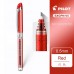 PILOT Hi-Tecpoint V5 Grip Kırmızı İğne Uç Roller Kalem 0,5mm丨BXGPN-V5-R