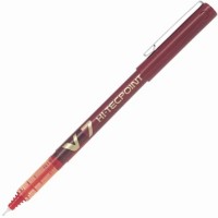 PILOT Hi-Tecpoint V7 Kırmızı İğne Uç Roller Kalem 0,7mm丨BX-V7-R