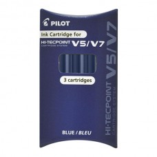 PILOT Hi-Tecpoint V7/V5 Mavi Kartuşlu Yedeği 3’Lü丨BXS-IC-L-S3
