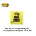 Post-it® 654-S Super Sticky Not, Kanarya Sarısı, 90 Yaprak, 76x76 mm-YENİ KOD Post-it® 654-S Super Sticky Not, Kanarya Sarısı, 90 Yaprak, 76x76 mm-YENİ KOD