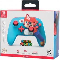 PowerA 1518605-02 Nintendo Switch için Geliştirilmiş Kablolu Kumanda - Mario Punch