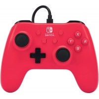PowerA NSGP0142-01 Nintendo Switch için Kablolu Kumanda – Ahududu Kırmızısı