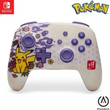 PowerA NSGP0324-01 Nintendo Switch için Geliştirilmiş Kablosuz Kumanda - Pokémon Blossom