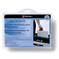 Rexel 2101949 Evrak İmha Makinesi Yağ Kağıtları Beyaz (20 adet)