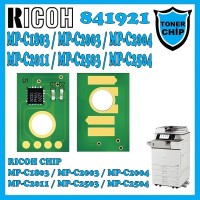 RICOH 841921 Mavi CHİP (Toner için) 9500 Sayfa / MP-C1803, MP-C2003, MP-C2004, MP-C2011, MP-C2503, MP-C2504