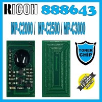 RICOH 888643 Mavi CHİP (Toner için) 15000 Sayfa / MP-C2000, MP-C2500, MP-C3000