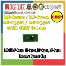 Ricoh 841425 Sarı CHİP (Toner için) 15000 Sayfa / MPC2800, MPC3001, MPC3300, MPC3501
