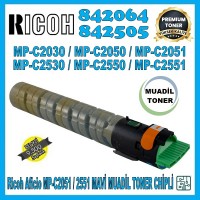 RICOH 842064 Mavi Premium Muadil Toner 9500 Sayfa (842505) / MP-C2030, MP-C2050, MP-C2051, MP-C2530, MP-C2550, MP-C2551