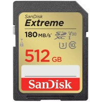 SANDISK 512GB Extreme SD UHS-I Kart 180MB/s丨SDSDXVV-512G-GNCIN