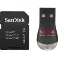 SANDISK SDDRK-121-B35 USB 2.0 Card Reader and Adaptor