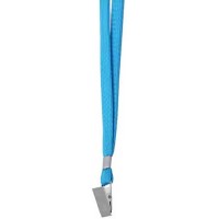 SARFF 15311210 Metal Klipsli Kart Askı İpi Açık Mavi 50'Li 