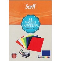 SARFF 15201020 Lacivert A4 PVC Opak Cilt Kapağı 100 Adet