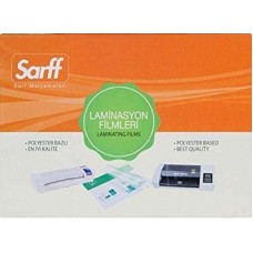 Sarff 15309002 Parlak Laminasyon Filmi A4 42 mikron 100 Adet
