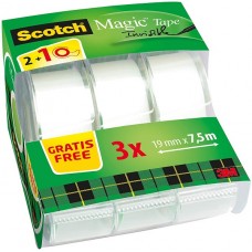 Scotch® 8-1975C3 Magic Bant Kesicili 3 Al 2 Öde, 19mm x7,5m
