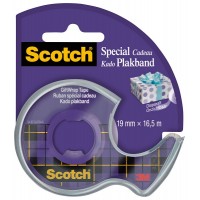 Scotch® CAT15 GiftWrap (Hediye Paketi Yapmak İçin) Bant,Kesicili 19mm*16,5m