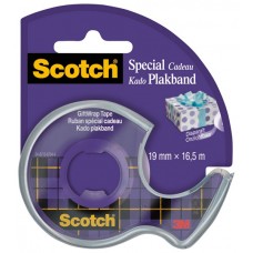 Scotch® CAT15 GiftWrap (Hediye Paketi Yapmak İçin) Bant,Kesicili 19mm*16,5m