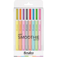 Scrikss Smoothie Jel Kalem 0,7 mm 8'Li Blister Karışık Renk SBCC7BLSSJPA Scrikss Smoothie Jel Kalem 0,7 mm 8'Li Blister Karışık Renk SBCC7BLSSJPA