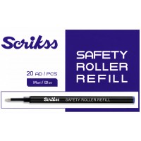 Scrikss Safety Roller Refill 20 Adet/PCS Mavi / Blue