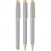 Scrikss Venus 722W Gold Krom Tükenmez - Versatil - Dolma Kalem M Uç Üçlü Set Balıksırtı Desenli T00SAII722WGKA Scrikss Venus 722W Gold Krom Tükenmez - Versatil - Dolma Kalem M Uç Üçlü Set Balıksırtı Desenli T00SAII722WGKA