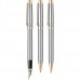 Scrikss Venus 722W Gold Krom Tükenmez - Versatil - Dolma Kalem M Uç Üçlü Set Balıksırtı Desenli T00SAII722WGKA Scrikss Venus 722W Gold Krom Tükenmez - Versatil - Dolma Kalem M Uç Üçlü Set Balıksırtı Desenli T00SAII722WGKA