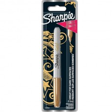 Sharpie 1986003 Altın Metalik Markör ~1,4 mm, Tekli Blister