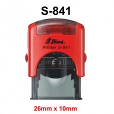 SHİNY S-841 Kırmızı Kasa Siyah Ped 10 x 26 mm (3/8" x 1")