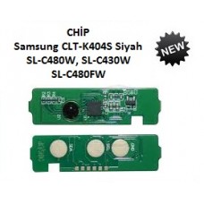 Samsung CLT-C404S Mavi Toner CHİP, SL-C480W, SL-C430W, SL-C480FW