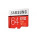 SAMSUNG MB-MC64HA/TR 64GB Evo Plus 100MB/s Class 10 UHS-1 Micro SD Kart