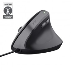 Trust 25144 Bayo II Ergonomik Kablolu Mouse USB Siyah