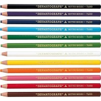 Uni 7600 DERMATOGRAPH Kalemi Karışık Renk 12'Li set Uni 7600 DERMATOGRAPH Kalemi Karışık Renk 12'Li set