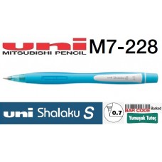 Uni SHALAKU S M7-228 Yandan Basmalı 0.7 Versatil Kalem Açık Mavi