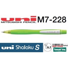 Uni SHALAKU S M7-228 Yandan Basmalı 0.7 Versatil Kalem Açık Yeşil