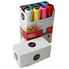 Uni POSCA PC-17K/7+1P.01 ~15.0mm Kesik Uçlu Su Bazlı Poster Markörü Ana Renkler 7+1 Set