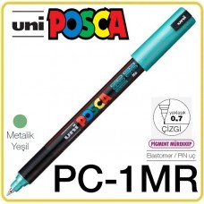 Uni POSCA PC-1MR Metalik Yeşil ~0.7mm Su Bazlı Poster Markörü