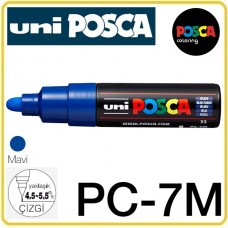 Uni PC-7M Mavi POSCA 4.5-5.5mm Su Bazlı Poster Markörü
