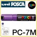 Uni PC-7M Mor POSCA 4.5-5.5mm Su Bazlı Poster Markörü