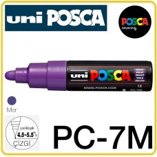 Uni PC-7M Mor POSCA 4.5-5.5mm Su Bazlı Poster Markörü