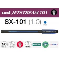 Uniball SX-101 Mavi JETSTREAM 1.0 Mürekkepli Roller Hızlı Yazı Kalemi