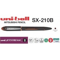 Uniball SX-210B JETSTREAM Mürekkepli 1.0 Roller Hızlı Yazı Kalemi Kahverengi/Siyah