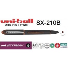 Uniball SX-210B JETSTREAM Mürekkepli 1.0 Roller Hızlı Yazı Kalemi Kahverengi/Siyah